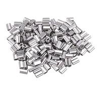 Bortivier M1,5 cuerda de alambre aluminio virola accesorios sujetacables Crimpa 200 piezas