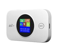 Bortivier MF968 4G WiFi Hotspot 4G SIM WiFi Router con Ranura para Tarjeta Sim 4G Mini LTE Router Travel WiFi Router 3000mah 150mbps Router