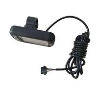 Bortivier Mini Pantalla LCD para Bicicleta EléCtrica 24V 36V 48V Scooter Motocicleta Speedmeter Impermeable Ebike Display