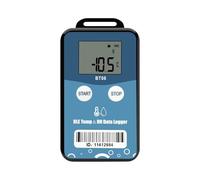 Bortivier Mini Registrador De Datos De Humedad Y Temperatura BT06, Sensor Interno Digital De 32 000 Puntos, Grabadora Bluetooth De Larga Distancia