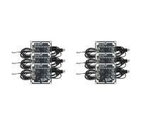 Bortivier Módulo de Cámara de 100 Grados, 6 Piezas, 1 MP, OV9732, 1280 X 720, Controlador USB Gratuito, Enfoque Manual, con Cable de 2 Metros para WinXP/7/8/10