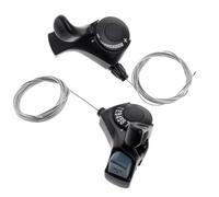 Bortivier Palanca de Cambios para Bicicleta de 21 Velocidades, Palanca de Freno TX30-7 3x7, Palanca de Cambios para Pulgar, Palanca de Cambios para Bicicleta