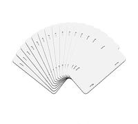 Bortivier Paquete de 14 Espacios en para Placas de SublimacióN, Grosor 0,65 Mm, Etiqueta de Placas de SublimacióN Automotriz de Metal