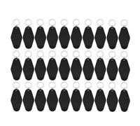 Bortivier Paquete de 30 Llaveros de Motel en, Llaveros de Motel Vintage, en de SublimacióN para Vinilo, para Manualidades, Color Negro