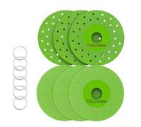 Bortivier Paquete de 6 Discos de Amolar de Diamante de 4,5 Pulgadas (115 mm) para Cortar y Amolar Cerámica, Azulejos y Mármol