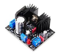 Bortivier Placa de Fuente de Alimentación Regulada Lineal Ajustable LM338 de 5 A, Kit Electrónico para Bricolaje con Regulación de Voltaje de