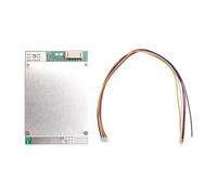 Bortivier Placa de ProteccióN de BateríA de Litio 4S 12V 50A LiFePO4 con Balance de BateríA de Potencia/Placa de ProteccióN PCB Mejorada
