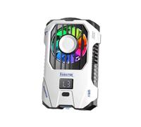 Bortivier Radiador de Refrigeración Semiconductor para Teléfono Celular X136 con Pantalla Digital Integrada de 2500 MAh y 3 Velocidades Ajustables para Juegos Móviles.