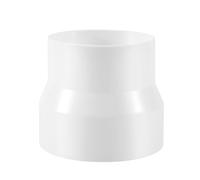 Bortivier Reductor de Tubo de VentilacióN Adaptador de Tubo Adaptador de Conducto de Aire Conector de Tubo para de VentilacióN en LíNea (110-100Mm)