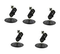 Bortivier Soporte de Montaje en Pared para CáMara, Soporte para Monitor, Soportes Negros para Altavoces, Soportes para Techo en Interiores y Exteriores, Soporte para Proyector, 5 Piezas