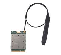 Bortivier Tarjeta de Red WiFi 7 QCNCM865 M.2 Bluetooth 5.3 hasta 5,8 Gbps Adaptador WiFi 6E WLAN para Win11