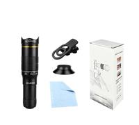 Bortivier Teleobjetivo con Zoom HD de 32 Aumentos para Teléfonos Inteligentes, Potente Telescopio Monocular, Ideal para Camping y Turismo.