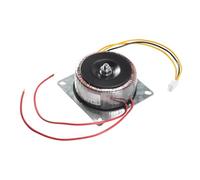 Bortivier Transformador Toroidal de Cobre de 15 V Doble Fuente de AlimentacióN Transformador de Bucle de Fuente de AlimentacióN Doble para Amplificador de Potencia