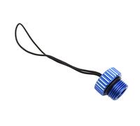 Bortivier VáLvula de Tanque DIN de Buceo Tapa Roscada 5/8-14NPS Tapa Antipolvo Protector de TapóN de Polvo Cubierta de ProteccióN del Regulador del Tanque Azul