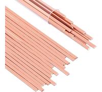 Bortivier Varillas de Soldadura Fuerte de 30 Unidades, Varillas de Soldadura de Cobre y Fósforo de Industrial para Aire Acondicionado, Refrigeradores y Cámaras Frigoríficas.
