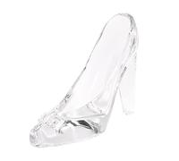 Bortivier Zapatos de Cristal Regalo de Cumpleaños de Cristal Decoración para el Hogar Cenicienta Zapatos de Tacón Alto Zapatos de Boda Figuras Miniaturas Ornamento