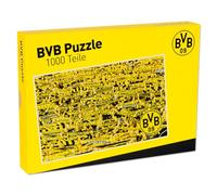 Borussia Dortmund- BVB Puzzle 1000 Teile, Color Amarillo y Negro, 72x45cm (23995800)