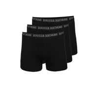 Borussia Dortmund BVB Retro Pans Hombre Negro Talla L, Negro, L