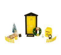 Borussia Dortmund BVB Wichteltür Puerta Secreta de Papá Noel, Juventud Unisex, schwarzgelb, One Size