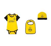 Borussia Dortmund Caja de regalo unisex Baby BVB 3-TLG, amarillo, 62-68 (paquete de 3), amarillo, 62/68 cm
