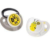 Borussia Dortmund Juego de chupetes NUK 0-6 m 10.175.247 multicolor 2 unidades (1 unidad)
