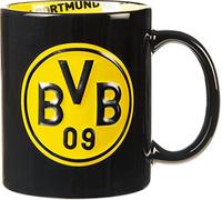 Borussia Dortmund , Taza Con Decoración Interior Unisex Adulto, Negro-amarillo, Talla Única