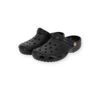 Borussia Dortmund Zuecos BVB Schwarz Unisex con Logotipo de Gartenschuhe, Negro, 44W/45L, Black, 44W / 45L