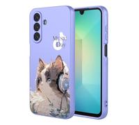 BORYA Silicona Funda para Samsung Galaxy A56 5G, Ultradelgado Antigolpes Sedoso Suave Premium TPU Carcasa, Elegante Sencillo Color Patrón Estuche, Forro Microfibra Caso, P4