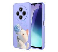 BORYA Silicona Funda para Xiaomi Redmi 14C 4G/Poco C75/Redmi A4, Ultradelgado Antigolpes Sedoso Suave Premium TPU Carcasa, Elegante Sencillo Color Patrón Estuche, Forro Microfibra Caso, P9