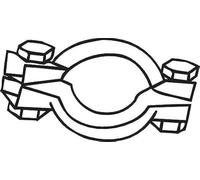 Pieza de sujeción, sistema de escape BOSAL 254-121