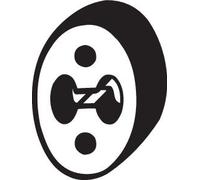 BOSAL 255-112 Tira de Goma, Sistema Escape para Alfa Romeo, Chrysler, Citroën,