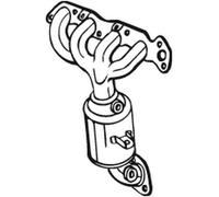 BOSAL Catalizador Kat Compatible Para Suzuki Swift IV 1.2 Splash Opel Agila (B)
