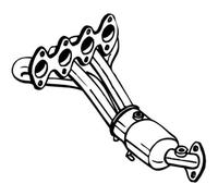 BOSAL Catalizador Para Mercedes-Benz C-Clase W203 W204 SLK R171 200 Compresor