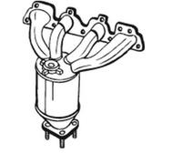 BOSAL Catalizador Para Opel Corsa D S07 1.4 1.2 Adam S10 J Chevrolet Aveo