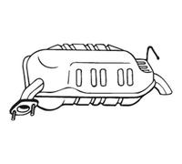 BOSAL Silenciador para Mazda 6 Estación Vagón Hatchback