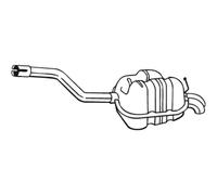 BOSAL Silenciador Para VW Golf VI Variant 233-163