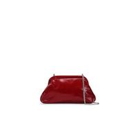 BOSANOVA Bolso de Mano Tipo Clutch para Mujer confeccionado en, Incluye asa de Cadena extraíble. Cierre de Boquilla con imán. Rojo U
