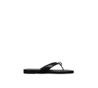BOSANOVA Sandalias de Dedo Planas Estilo Flip Flop para Mujer con Detalle de Esfera y Tachuelas metálicas Decorativas en la Suela. Sin Cierre. Calzado para Mujer Negro 37