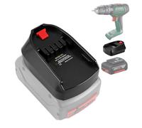 BOSB18C Adaptador de batería para Bosch GBA a PBA, adaptador de batería para sistema Bosch Professional de 18 V, batería a PBA/PSB/PSR (azul sobre verde)
