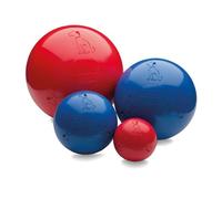 BOOMER BALL - Pelota para perros prácticamente indestructible. Pelota fuerte y duradera que flota en el agua para perros. Balón de fútbol para perros grandes de alta energía (Talla 250 mm)