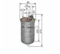 Bosch 0 450 906 318 Filtro de combustible