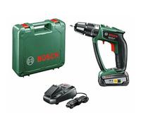 Bosch 0 603 9B0 300 Atornillador taladrador de percusión a batería de Litio, 45 W, 18 V, Negro, Verde Percutor