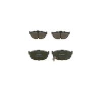 Bosch BP208 - Pastiglie Freni Auto, Trasero - Calidad Bosch - Reducción de Ruido y Polvo - Certificación ECE-R90 - Sin Cobre - 1 Juego de 4 Pastillas