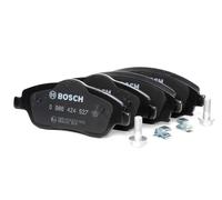 Bosch BP281 - Pastiglie Freni Auto, Delantero - Calidad Bosch - Reducción de Ruido y Polvo - Certificación ECE-R90 - Sin Cobre - 1 Juego de 4 Pastillas - Con Accesorios