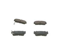 Bosch BP604 - Pastiglie Freni Auto, Delantero - Calidad Bosch - Reducción de Ruido y Polvo - Certificación ECE-R90 - Sin Cobre - 1 Juego de 4 Pastillas