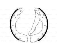 Bosch 0 986 487 263 Juego de Zapatas de Freno