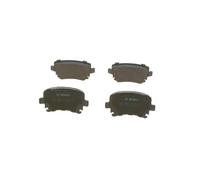 BOSCH 0 986 494 062 Juego de pastillas de freno Trasero para VW GOLF VI (5K1)