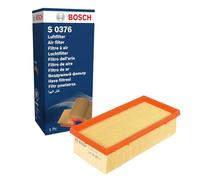 Bosch 0 Filtro de Aire para Coche - Restringe Partículas de la Entrada de Aire, Resiste a la Humedad, con Alta Resistencia a la Tracción