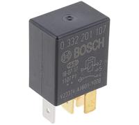 Bosch 0332201107 Micro relé de 12 V 30 A, IP5K4, temperatura de funcionamiento de -40 ° a 100 °C, relé de 5 pines