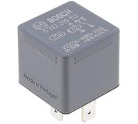 Bosch 0332209152 Mini relé de 12 V 30 A, IP5K4, temperatura de funcionamiento de -40 ° a 100 °C, relé de 5 pines con diodo